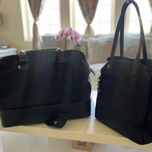 BEIS Bundle - The Weekender & The Commuter Tote in BLACK